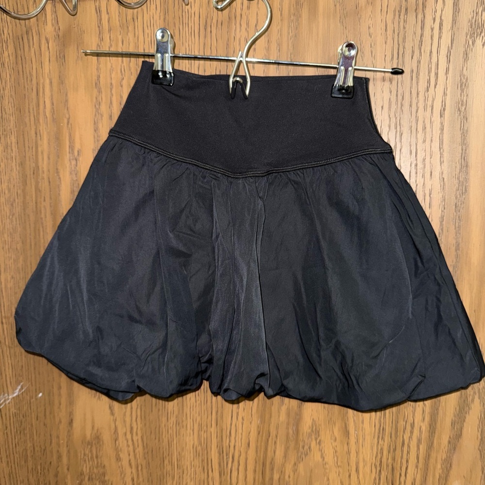 Aerie Bubble Black Skirt